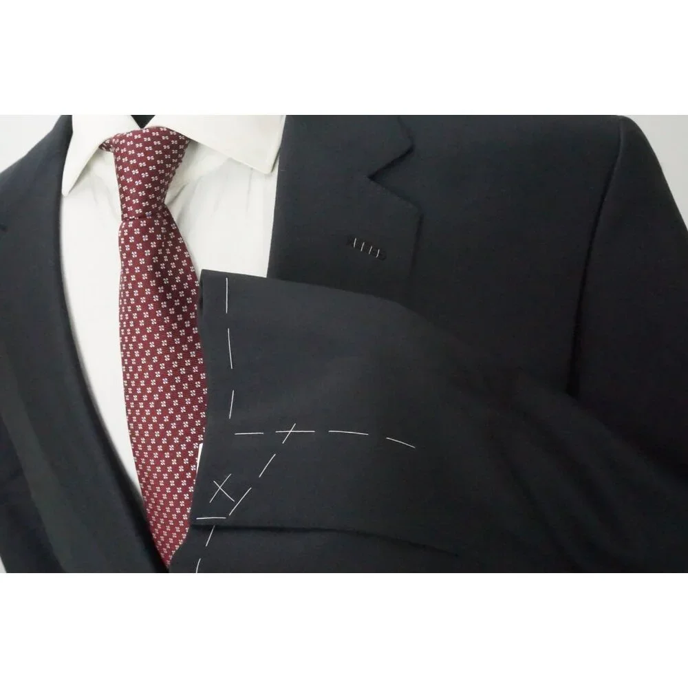 Brioni NM Colosseo Navy Blue 100% Wool 2 Pc Suit Jacket Pants 50R BIG BRAND NEW